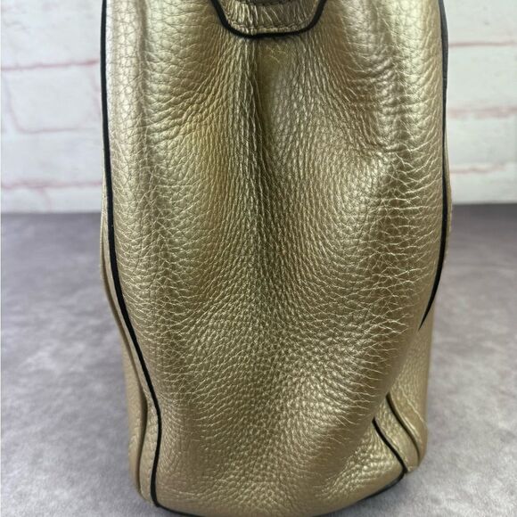 Gucci Gold Bella Tassel Braided Leather Tote - Picture 5 of 16